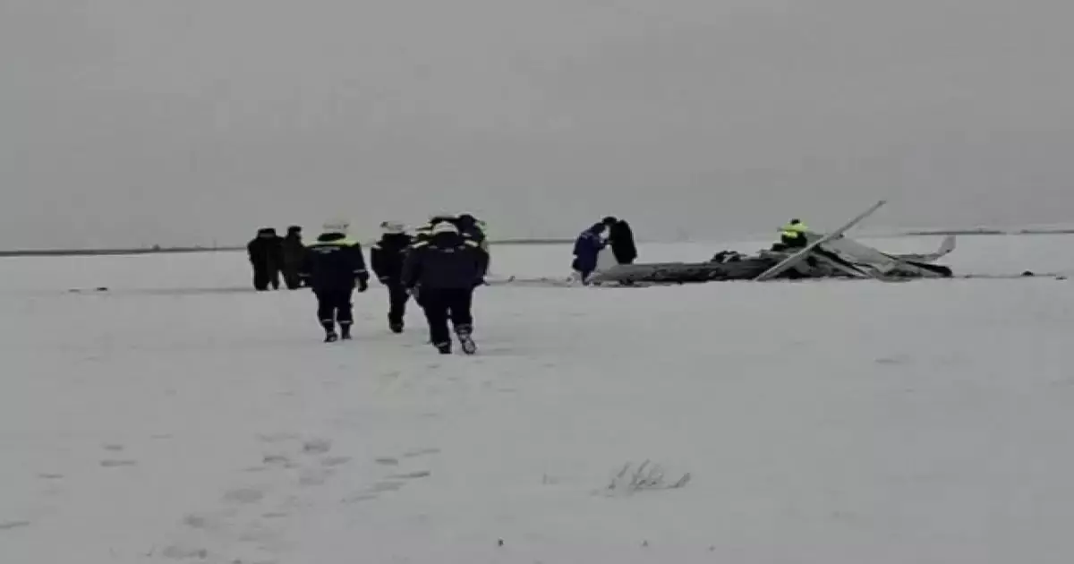  Қазақстан шекарасына жақын маңда ұшақ апатқа ұшырады 