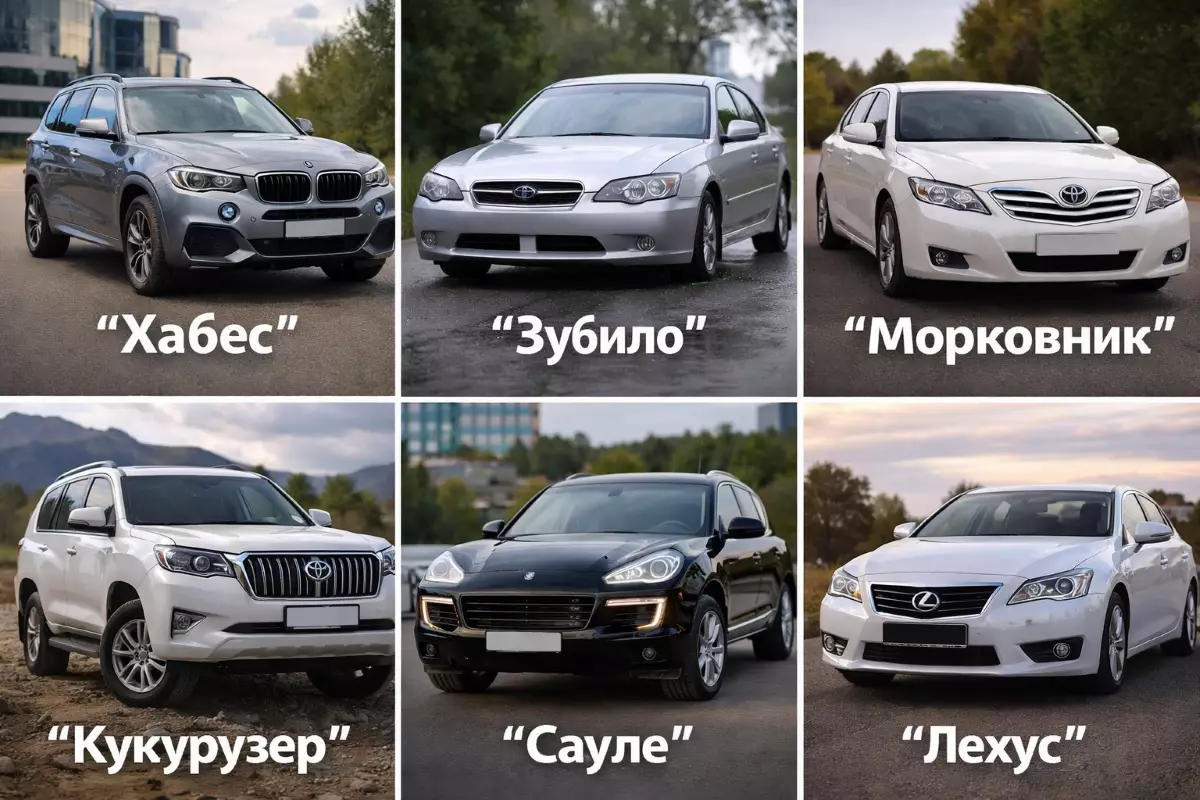 Автосленг по-казахстански: почему X5 — «хабес», а Cayenne — «Сауле»