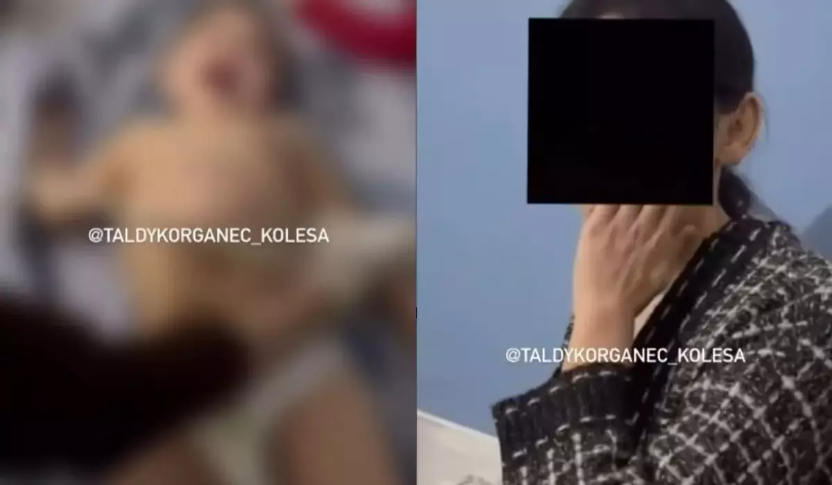 Мужчина жестоко избил трехлетнюю дочь и жену в Талдыкоргане (ВИДЕО)