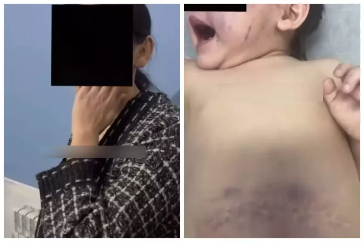 Талдықорғанда ер адам әйелі мен 3 жасар баласын оңдырмай сабаған (ВИДЕО)