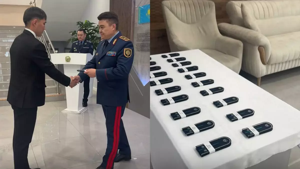Новые офицеры получили первые погоны в Алматы