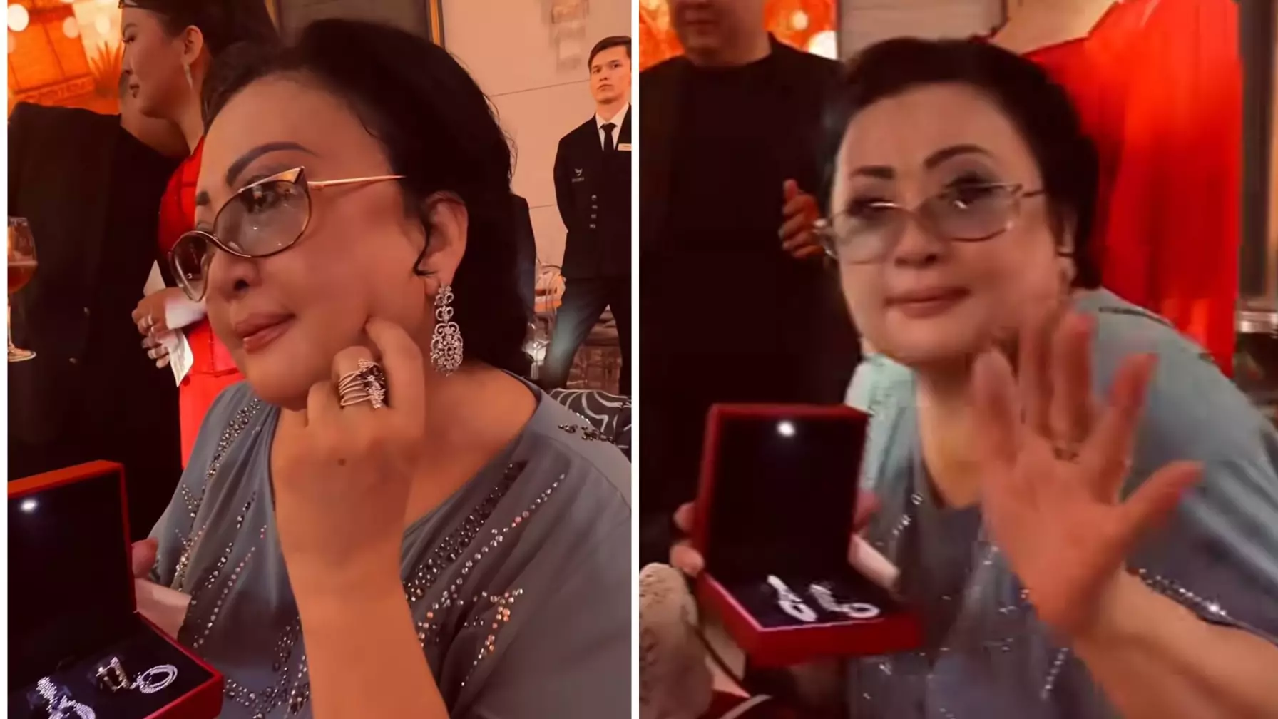 "Ырысбала келіннің сақинасын тақтық": Мақпал Жүнісова блогерден алған қымбат сыйлығын көрсетті (ВИДЕО) 