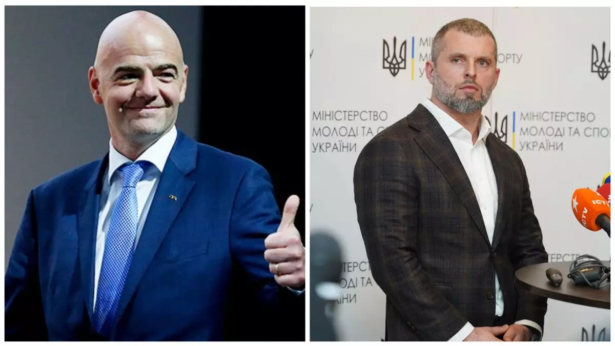 «Шынайы өмірден алшақ»: Украина спорт министрі ФИФА президентін сынап тастады