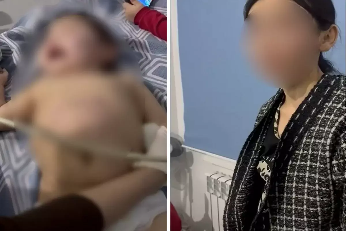 Отец зверски избил трехлетнюю дочь в Талдыкоргане: мать заявила об издевательствах