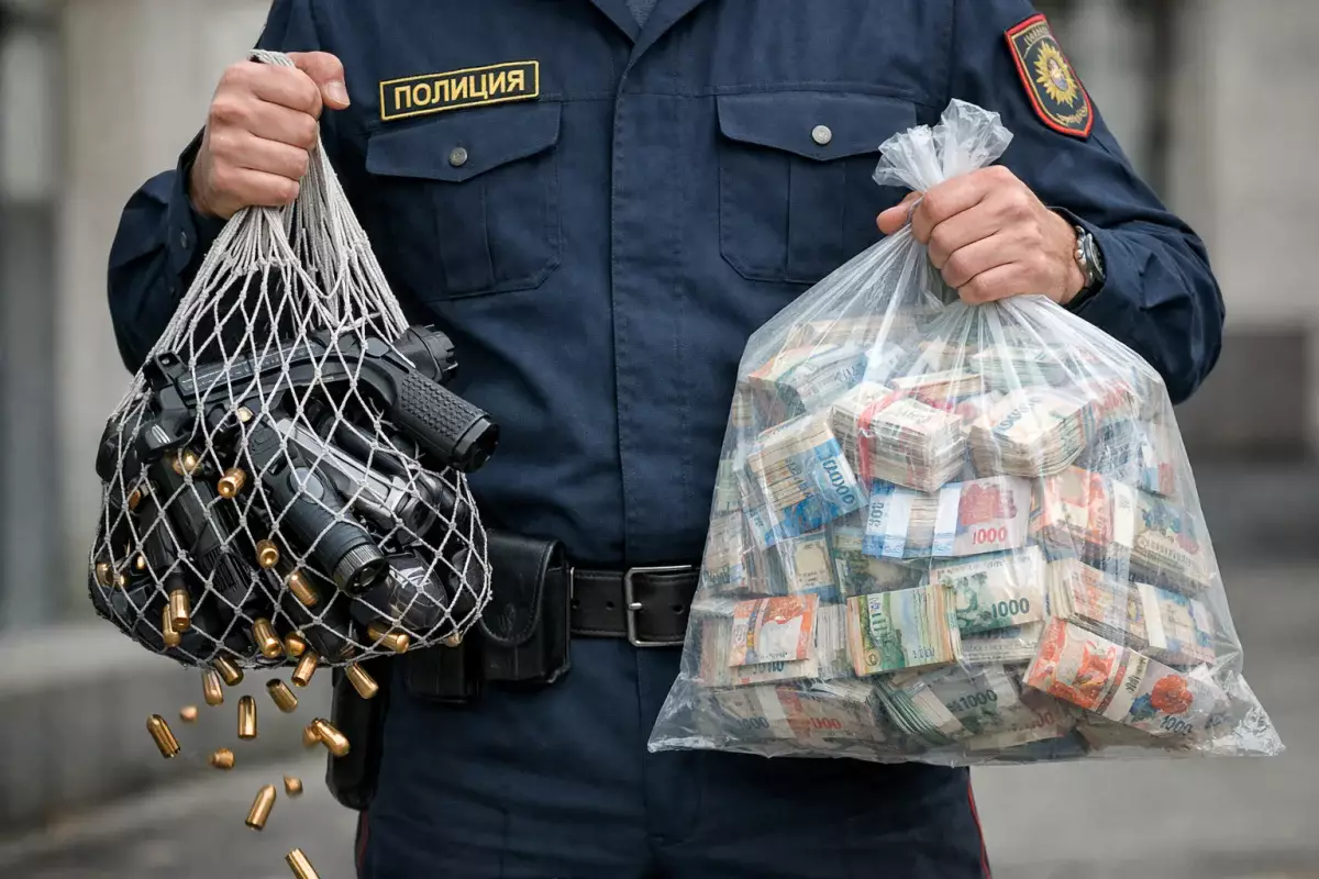 Полицейский из Жезказгана брал взятки и воровал оружие: суд отменил мягкий приговор