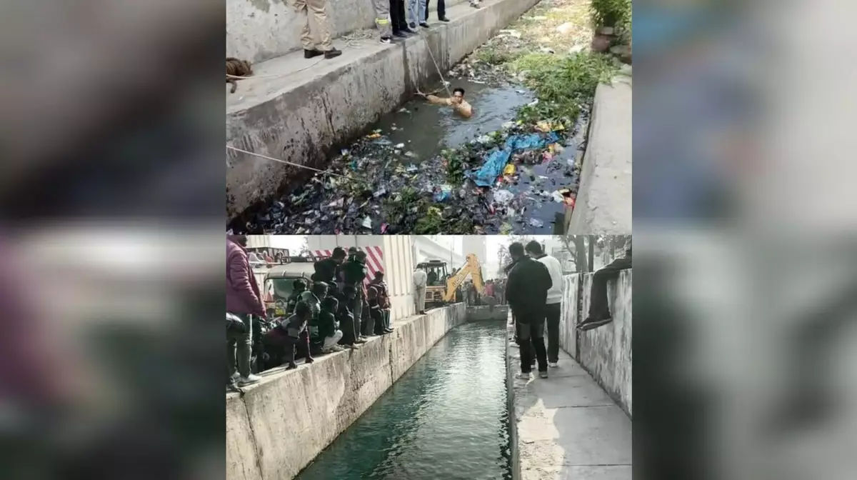 Жительница Индии обманом заставила власти прочистить канализацию