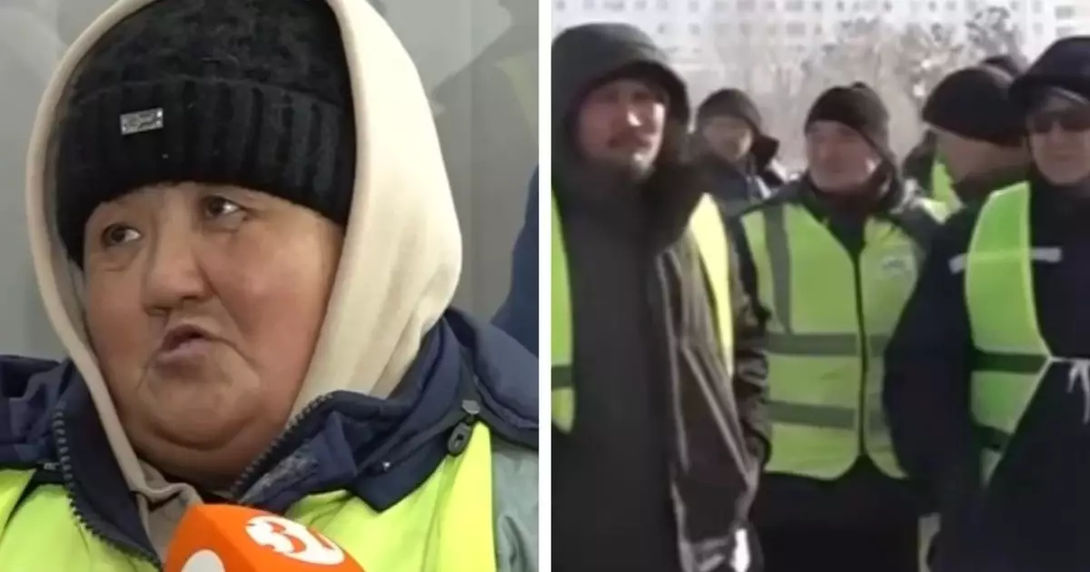  `40 градус аязда жұмыс істейміз`: Астанада жұмысшылар жаздан бері жалақының кешігетінін айтып әкімдік алдына жиналды 