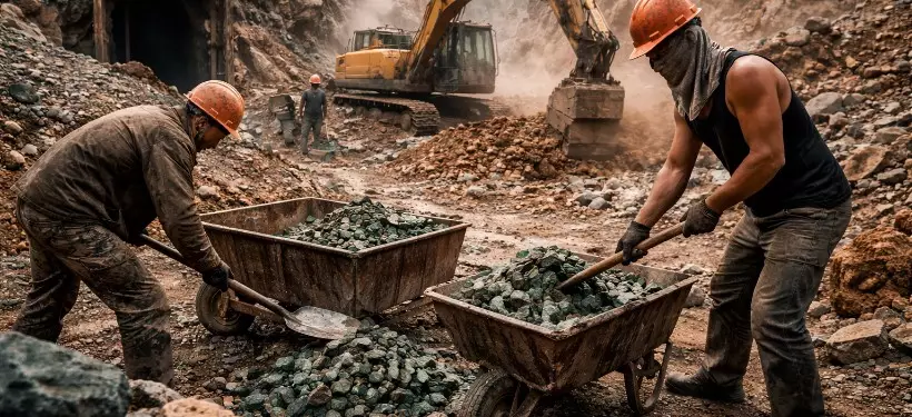 Схема незаконной добычи марганцевой руды почти на пять млрд тенге раскрыта в области Ұлытау