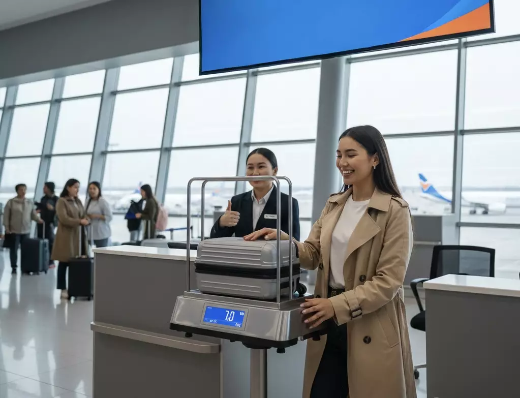 FlyArystan қол жүгі лимитін 5 кг-нан 7 кг-ға өзгертті