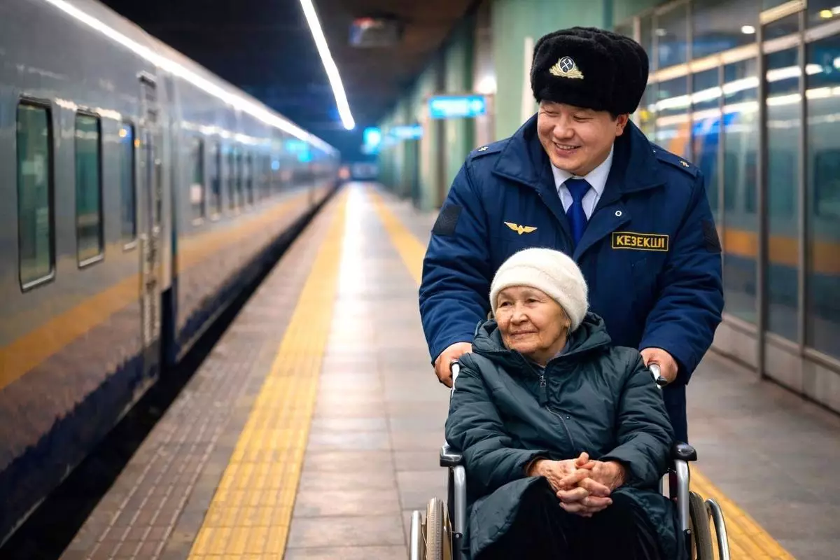 На вокзалах Казахстана запустили новую услугу сопровождения пассажиров