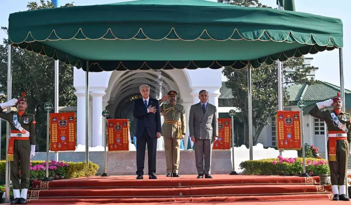 Как Токаева встретили в резиденции премьер-министра Пакистана (ФОТО, ВИДЕО)
