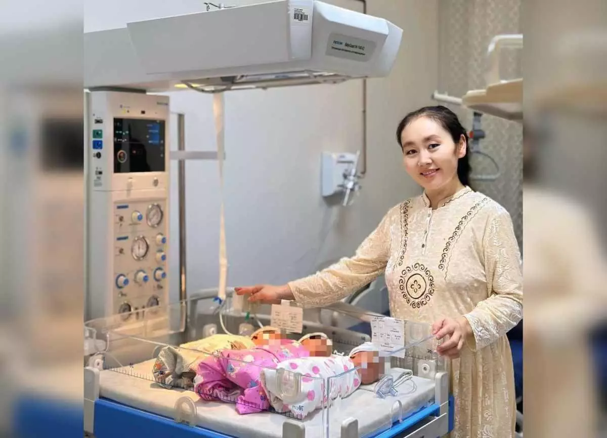 Тройняшки появились на свет в Алматы