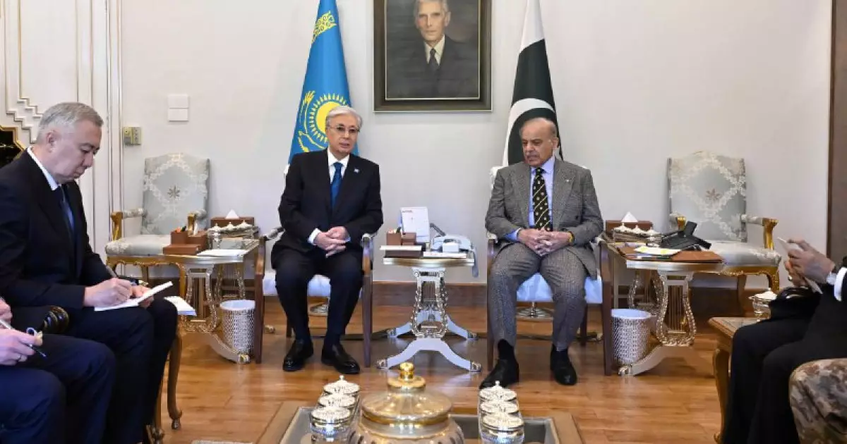   Сауда, көлік-логистика, ауыл шаруашылығы: Қасым-Жомарт Тоқаев пен Шахбаз Шариф келіссөз жүргізді   