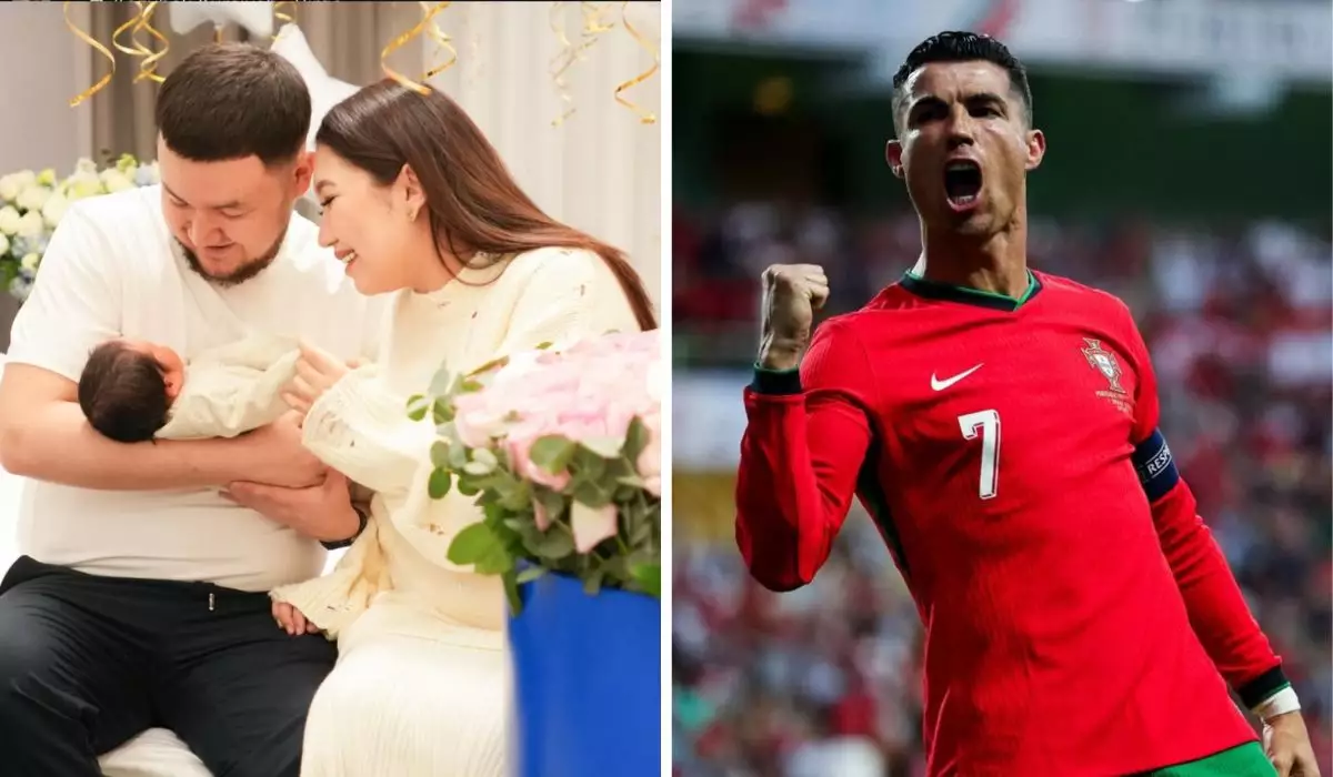 Роналдо Оразалы: Қазақстандық блогер ұлының есімін танымал футболшының құрметіне қойды