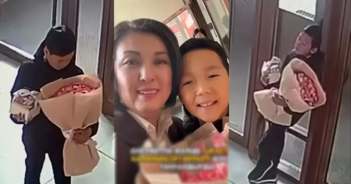  Жеті жастағы оқушының ұстазына құрметі барша жұртты елжіретті 