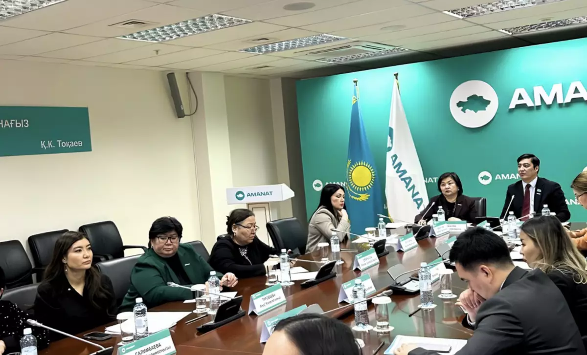 В партии AMANAT обсудили вопросы инклюзии в Казахстане