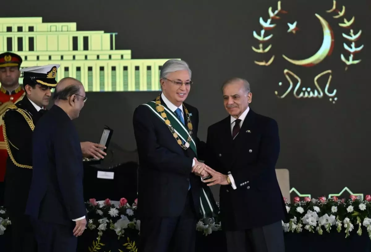 Тоқаевқа Пәкістанның ең жоғары мемлекеттік наградасы — Nishan-e-Pakistan ордені табысталды (ВИДЕО)