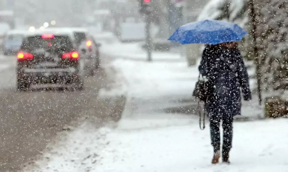 Қар аралас жаңбыр жауады: Бүгін ел аумағында күн райы қалай құбылады