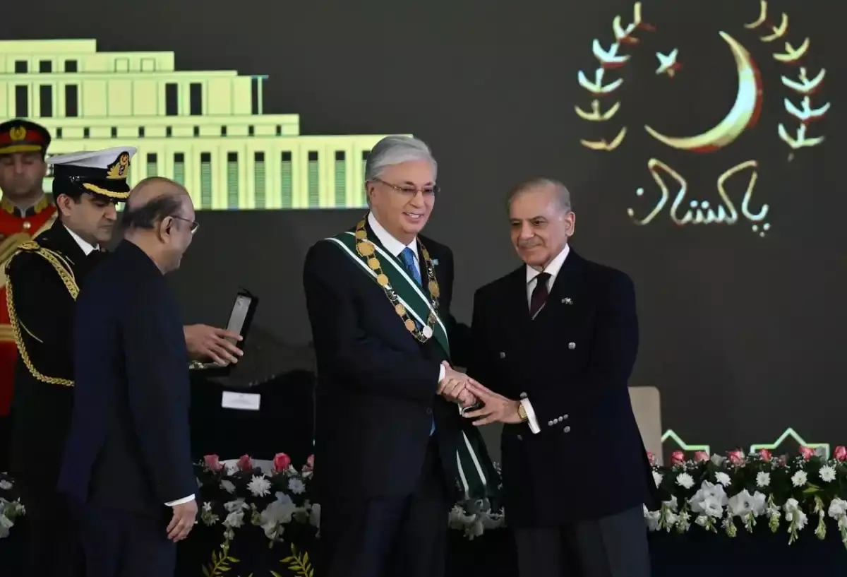 Тоқаев Пәкістанның ең жоғары мемлекеттік орденін алды