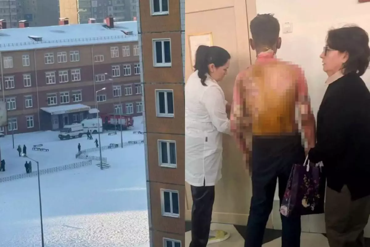 8-сынып оқушысы сыныптастарына бензин шашып, от жаққан