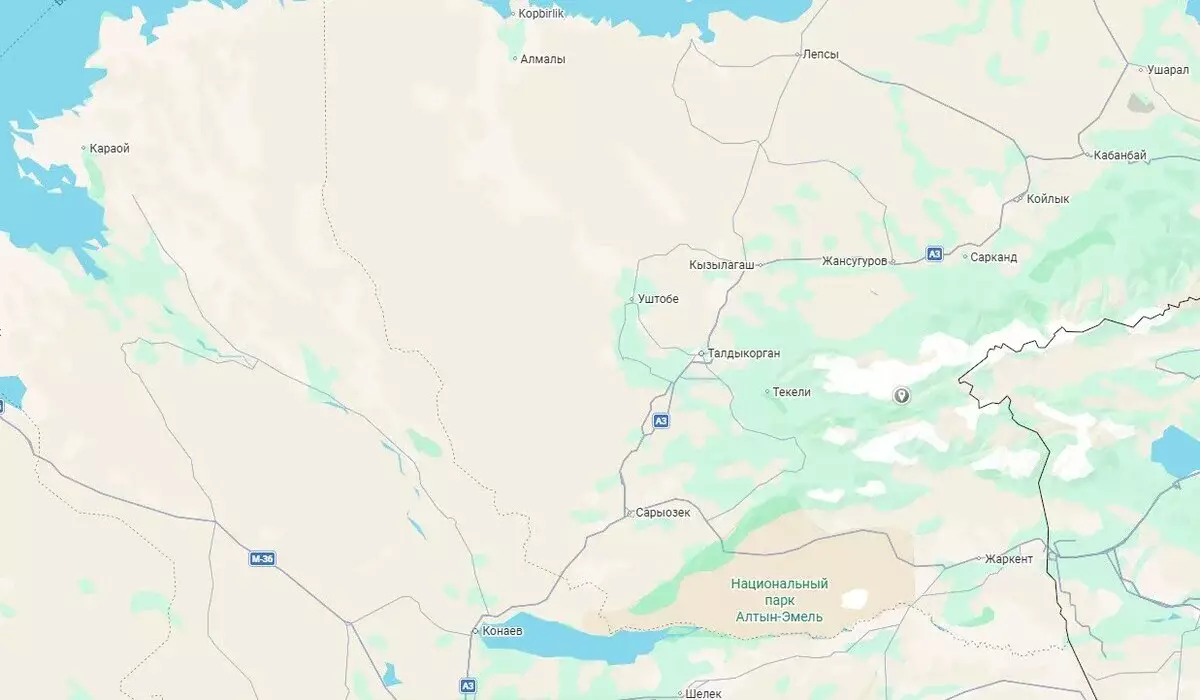 Землетрясение магнитудой 5 произошло в области Жетысу