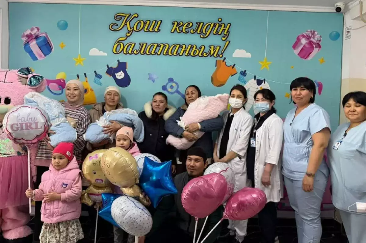 Шымкентте үшем дүниеге келді