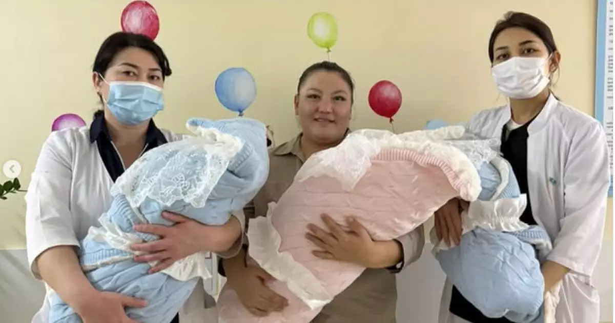  Шымкентте тағы бір үшем дүниеге келді 