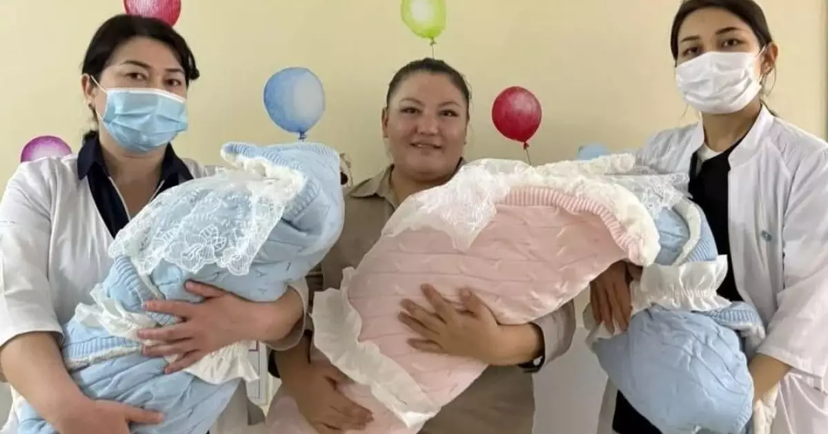  31 жастағы әйел үшем босанып, 7 баланың анасы атанды 