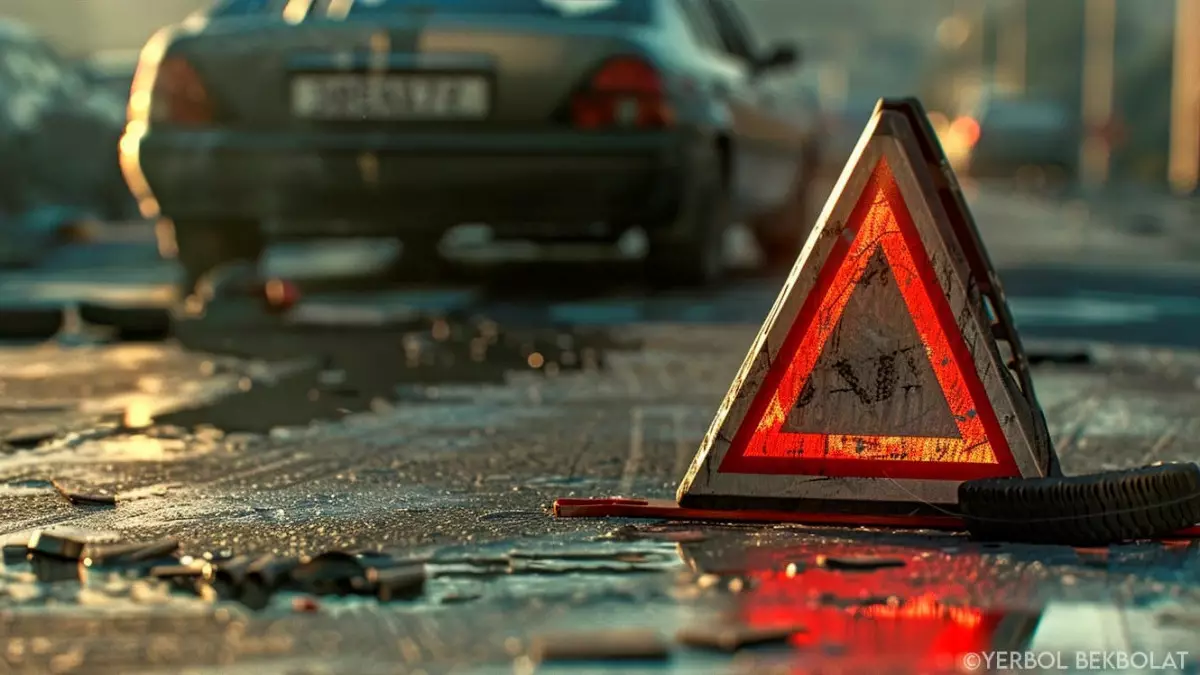 "Рөлде отырған жүргізушінің жүрегі тоқтап қалған": Алматыда бірнеше көлік соқтығысты