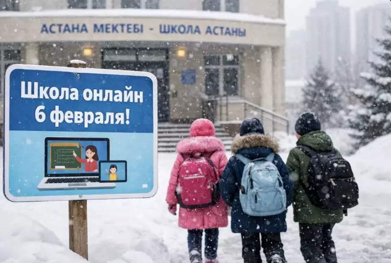 Школьников Астаны из-за непогоды перевели на дистанционку