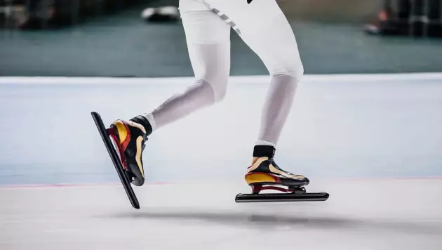 Конькобежный спорт. Морозова и Голубева