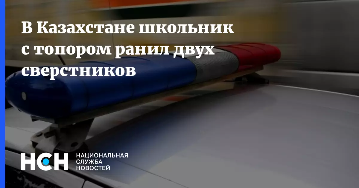 В Казахстане школьник ранил двух сверстников топором.