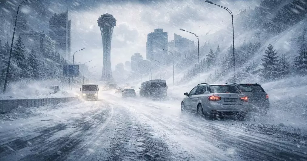 Прогноз экстремальной погоды в Казахстане на 6, 7 и 8 февраля.