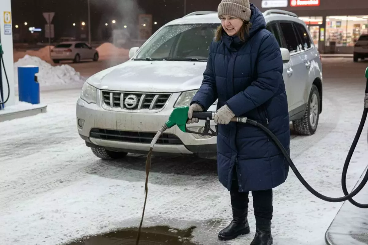 Үстіне бензин төгіліп кеткен әйел жанармай құю бекетінен 300 мың теңге өндіріп алды