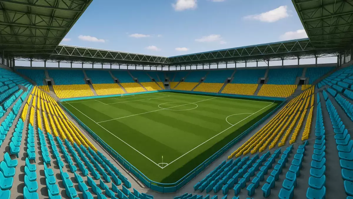 Көкшетауда Еуропалық деңгейдегі жаңа стадион бой көтереді