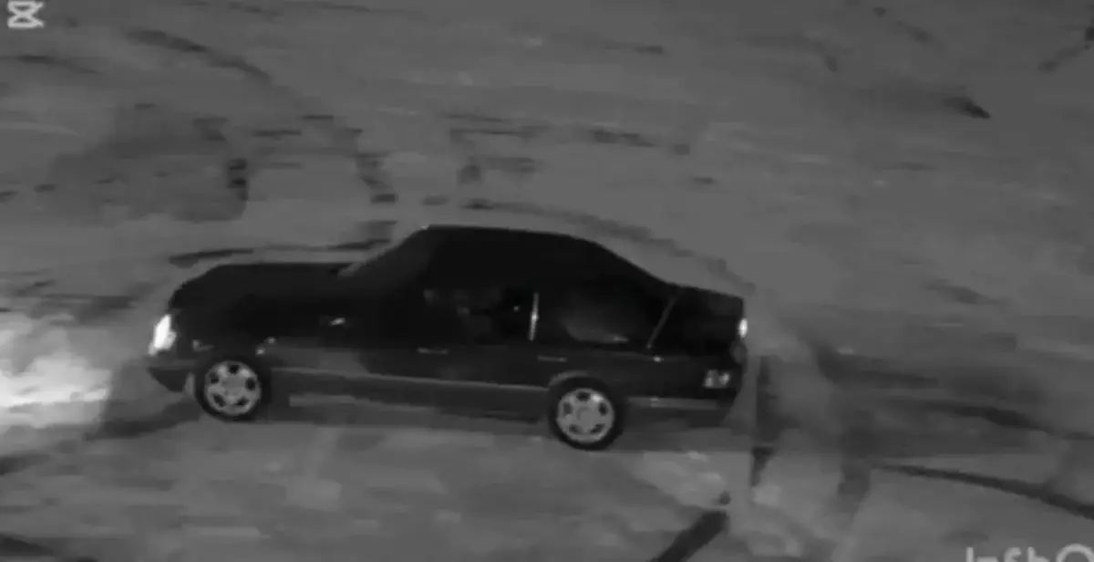 Пьяный водитель устроил дрифт в центре Кызылорды