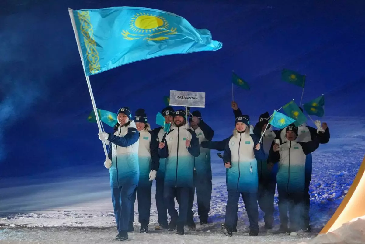 Казахстанские спортсмены вышли на парад открытия: зимняя Олимпиада задала модный тон