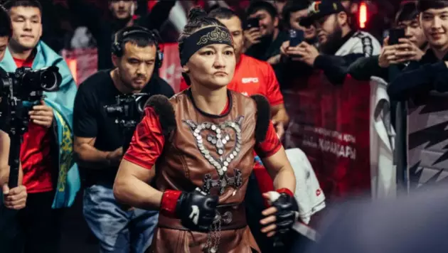 Казахстанка провела титульный бой в американском промоушне