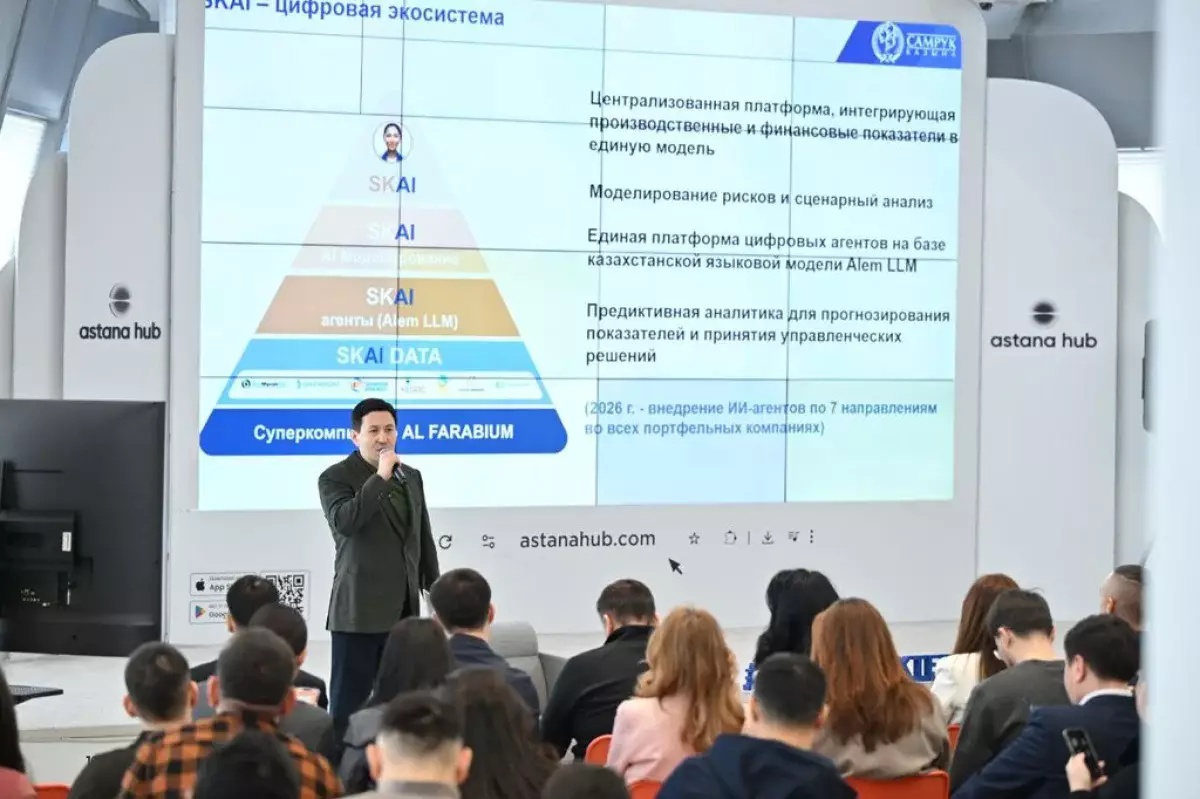 «Наша задача встроить ИИ в ключевые процессы»  — глава «Самрук-Қазына»