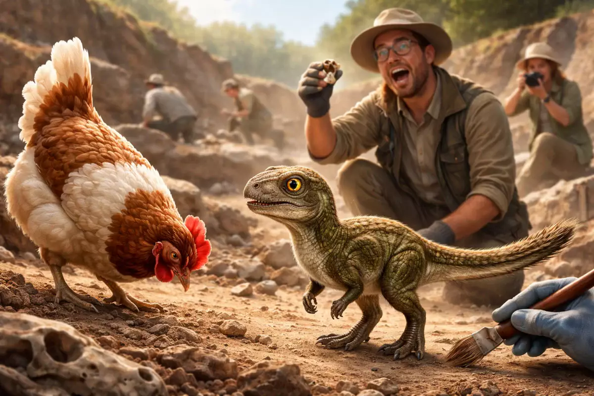 Сенсация: ученые обнаружили крошечный вид динозавра размером с курицу