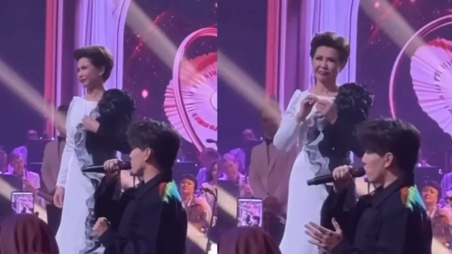 Димаш Құдайберген Роза Рымбаеваға тосынсый жасады