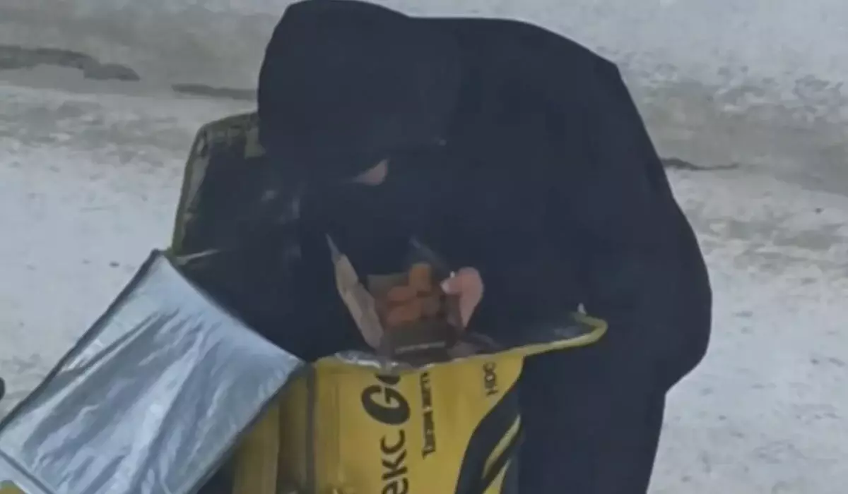 «Облизывал пальцы»: курьера застали за поеданием наггетсов из чужого заказа в Астане