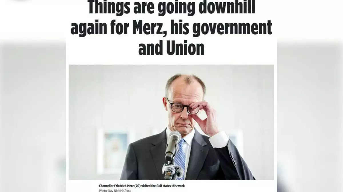 Рейтинг канцлера Мерца упал до 23% — две трети немцев недовольны его работой