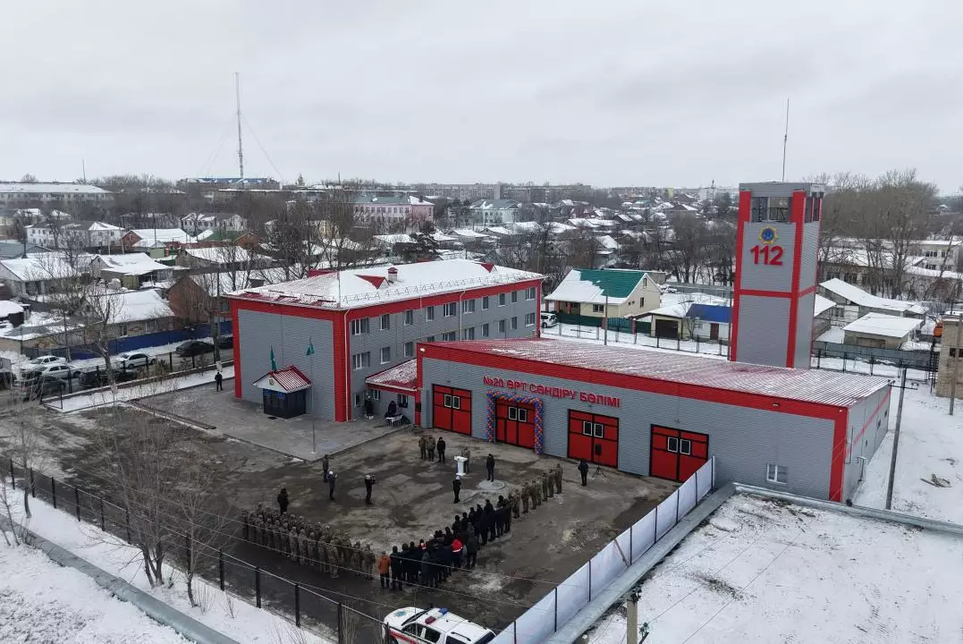 Пожарную часть 1977 года постройки модернизировали в Хромтау