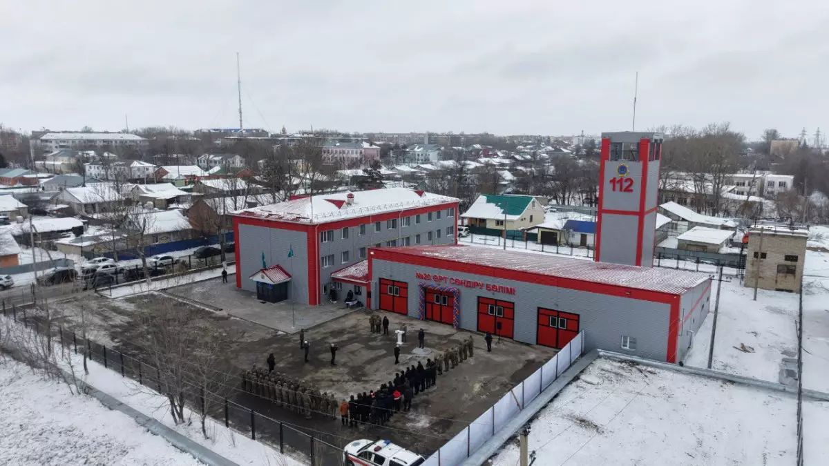 Хромтауда жаңғыртылған өрт сөндіру бөлімі ашылды