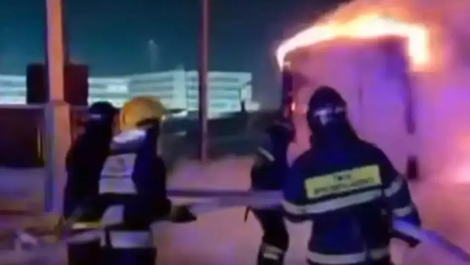 Астанада автобус отқа оранды