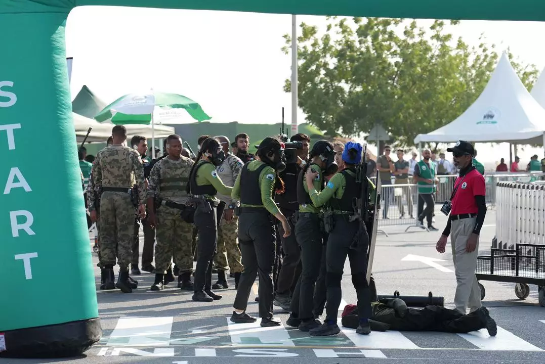 Команда казахстанского спецназа лидирует в соревнованиях UAE SWAT Challenge