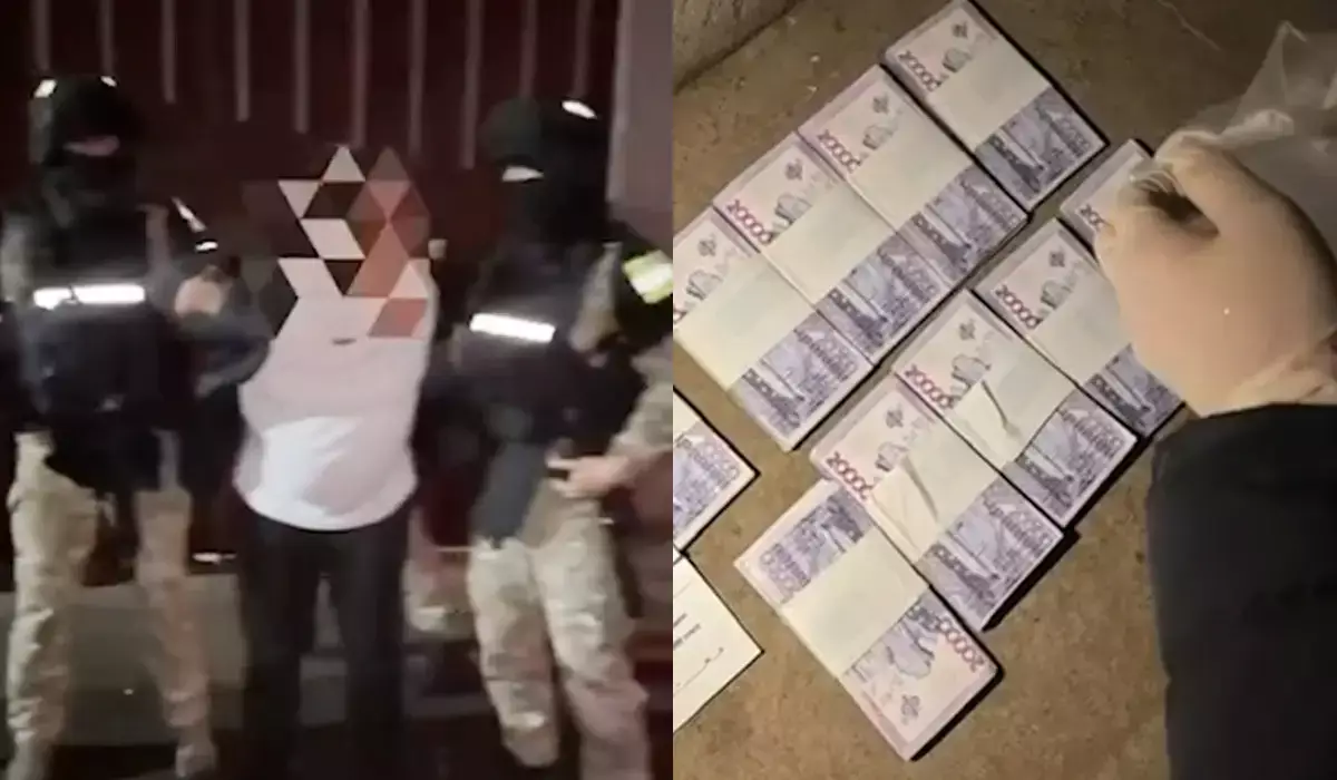 Шымкентте кәсіпкерді қорқытып, 20 млн теңге талап еткен бандит ұсталды