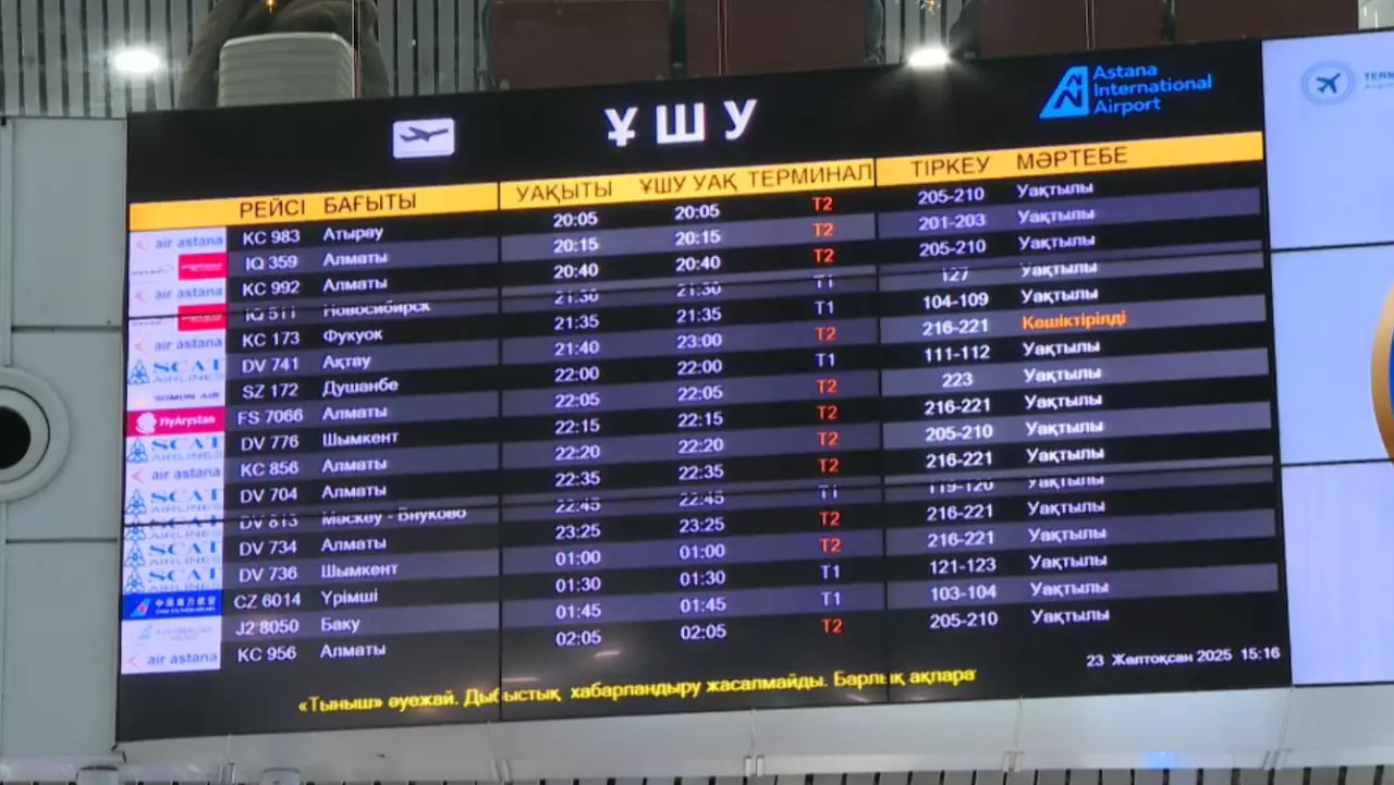 Қазақстан әлемнің 30 елімен әуе байланысын орнатты