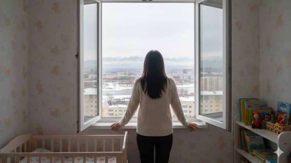 Таразда әйел балаларын бесінші қабаттан лақтырып жіберген